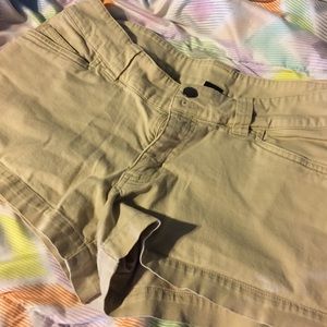 Patagonia khaki hiking shorts